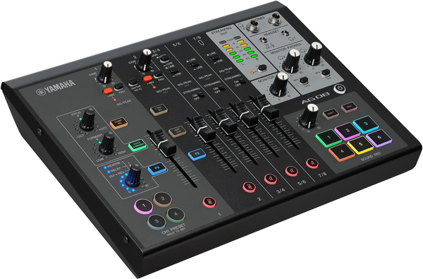 AG08 Live Streaming Mixer (Black)