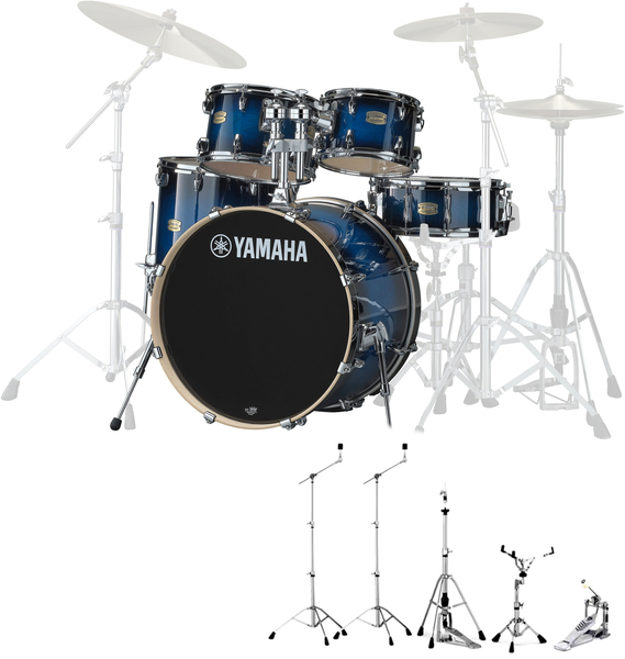 Stage Custom Birch Shell Set + HW780 (deep blue sunburst)