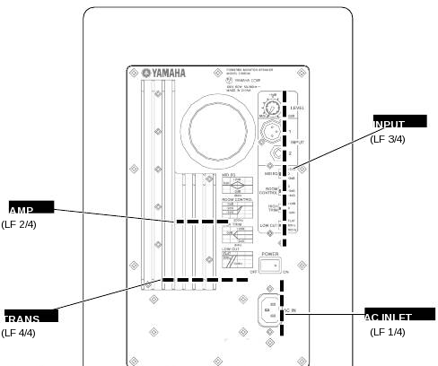 Yamaha WG266500 (Circuit Board HS80M Input)