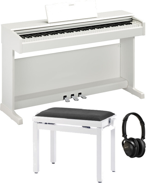 YDP-145 Bundle (white, w/bench and headphones)