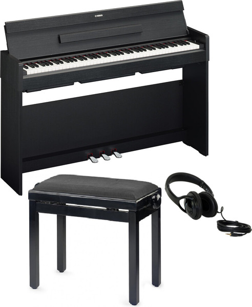 Yamaha YDP-S35 Bundle1 (black, w/bench and headphones)