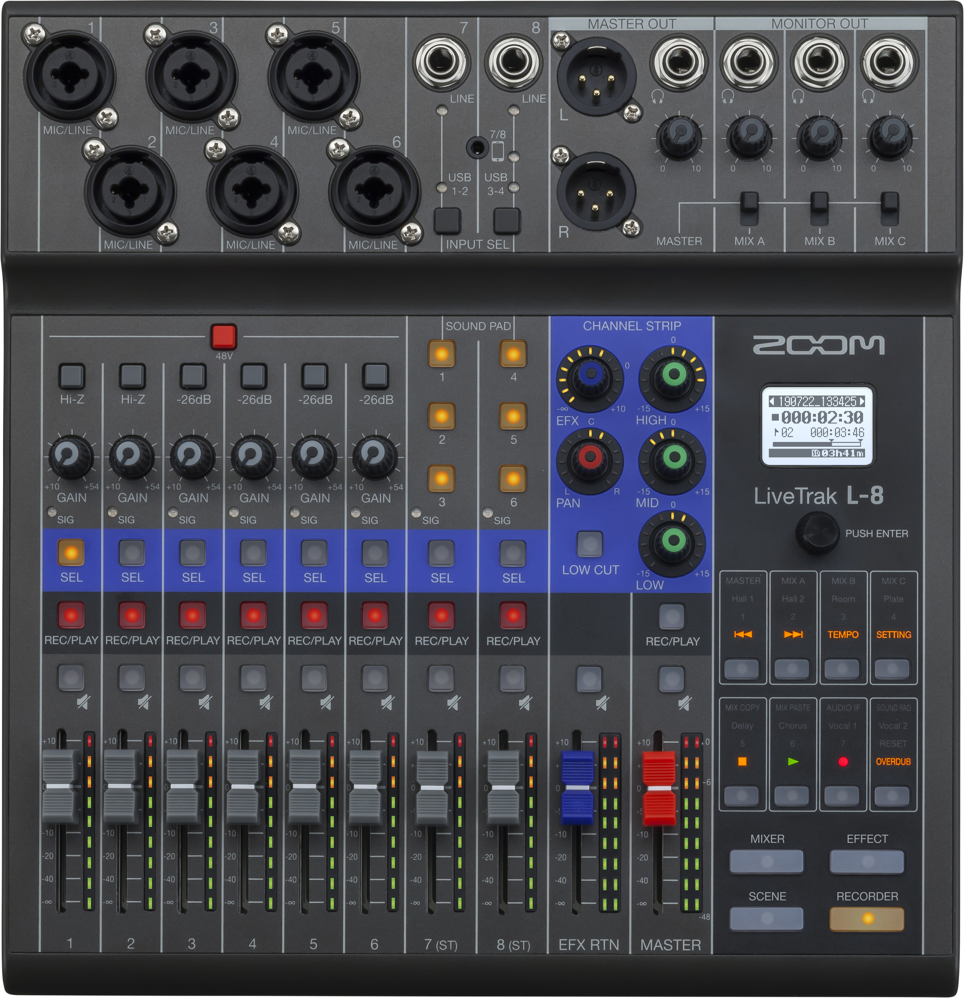 LiveTrak L-8