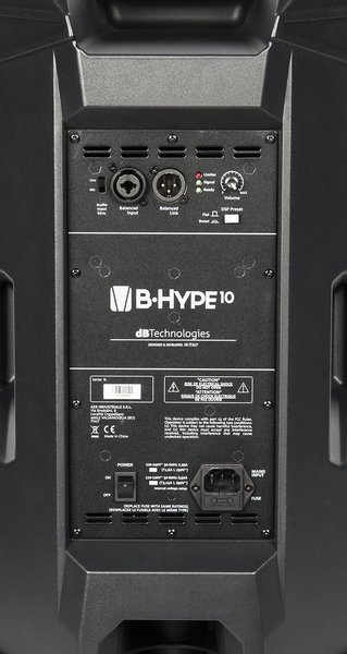 DB TECHNOLOGIES B HYPE 10 Enceinte amplifiée 2 voies 130w RMS-Enceinte