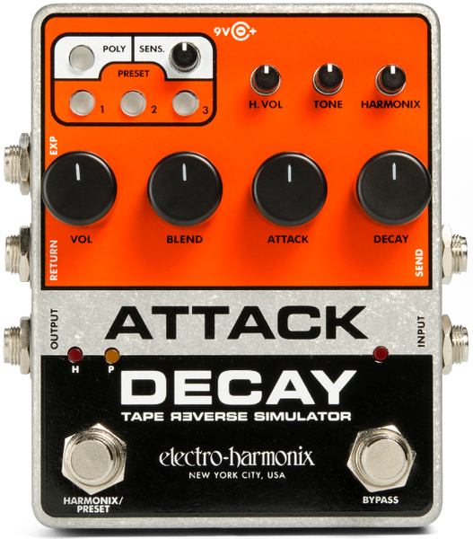 electro-harmonix Attack Decay Tape Reverse Simulator