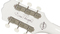 Epiphone ES-125 George Thorogood (bone white)