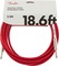 Fender Original Instrument cable (18.6ft, 5.5m, fiesta red)