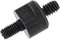 K&M 23721 Threaded bolt Black Passivated 1/4''x31.5 mm