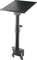 K&M 26778 Tiltable Clamping Desktop Monitor Stand (black)