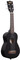 Kala Satin Mahogany Soprano Ukulele / KA KA 15 S BLK UBS R (black, w/bag)