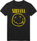 Rock Off Nirvana Unisex T-Shirt Yellow Smiley Flower Sniffin (size XXL)