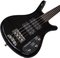 RockBass Corvette $$ 4-String (black high polish, passive, fretted lefthand)