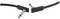 RockBoard Flat Instrument Cable, 300 cm, angled/angled (black)
