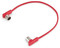 RockBoard Flat MIDI Cable 11 13/16 in (30cm / red)