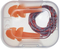 Uvex Whisper Orange / Reusable Earplugs (1 pair)