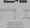 Wavebone Hover 900 Manual Keyboard Stand (wood)