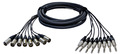 ALVA 8x TRS / 8x XLR m, 2m (2m) Cables multicore de XRL a jack