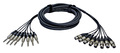 ALVA 8x XLR f / 8x TRS (2m) Cables multicore de XRL a jack