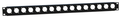 Adam Hall 19' U-Rackblende (black)