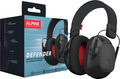 Alpine Defender Earmuffs (black) Cuffie Antirumore Over-Ear