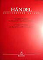 Bärenreiter Sämtliche Sonaten Händel Georg Friedrich