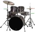 Basix Concept Line Set 3 Akustik-Schlagzeugsets 20&quot; Bassdrum