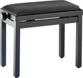 BlackLine PBB-390 (black matte/black velvet top) Black Piano Benches