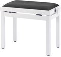 BlackLine PBW-390 (white matte/black velvet top) Piano Benches White