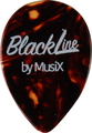 BlackLine Shell - Non Standard Shape 358 Heavy (.96mm) Médiators pour guitare