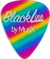 BlackLine Wild Rainbow Medium (.71mm) Plettri per Chitarra