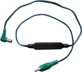 Cioks Booster Flex Type 4 (50cm / green) Stromkabel für Effektgeräte & Zubehör