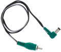 Flex Cable Type 4 - 5,5/2,5mm DC-Plug (center + / L-shape / 50cm / green)