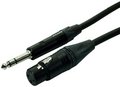 Contrik NMK SP3 (black, 0.5m) Sinal de cabo XLR estéreo fêmea <1m