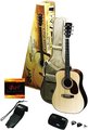Cort Earth-60 Pack (Natural-Satin) Acoustic Guitar Beginner Packs