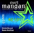 Curt Mangan Bass Guitar Nickel Wound 5 String (45-130) Conjunto de 5 cordas para Baixo Eléctrico