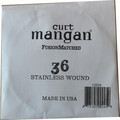 Curt Mangan Single String 0.36 Stainless Wound Drop Tuning (0.36)