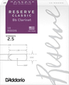 D'Addario Bb Clarinet Reserve Classic #2.5 (strength 2.5, 10 pack) Bb-Klarinetteblätter 2.5 (Böhm)