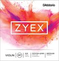 D'Addario DZ310A 4/4M Zyex Violin String Set - Aluminium D (medium tension)