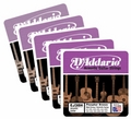 D'Addario EJ38H High Strung Nashville Tuning Gitarren Saiten-Satz (western/akustik) 5-Packs