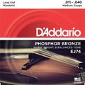 D'Addario EJ74 Mandolin 8 Strings 80/20 Bronze Wound / Light 10-34