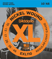 D'Addario EXL110 Regular Light (010-046) Jeux de cordes .010 pour guitare électrique