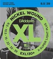 D'Addario EXL130+ Extra-Super Light Plus / 008.5-039 .007 & .008 Electric Guitar String Sets