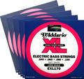 D'Addario EXL170 Soft Gauge, Long Scale Packs de 5 jeux de cordes pour basse 4 cordes