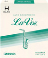 D'Addario La Voz Alto-Sax Hard (strength hard, 10 pack)