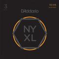 D'Addario NYXL1046 New York XL Pack of 3 Sets / Nickel Round Wound (.010-.046 - regular light) Pack 3 Jogo de Cordas Guitarra Eléctrica