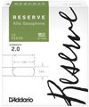 D'Addario Reserve Alto-Sax #2 (strength 2.0, 10 pack)