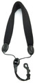 D'Addario SJA18 / Padded Sax Strap with Plastic Snap Hook (black)