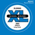 D'Addario XLB065 Long Scale Nickel Wound / .065 Single Strings for E-Bass Guitar