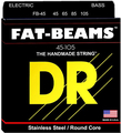 DR Strings FB-45 Fat-Beams Medium (.045-105) Sets de 4 Cordas para Baixo Elétrico .045