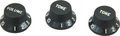 DM2111 Set (1 volume & 2 tones - black)