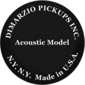 Di Marzio DP130 / Acoustic Model (black) Piezo-, Microfone-, Transdutor-Pickup
